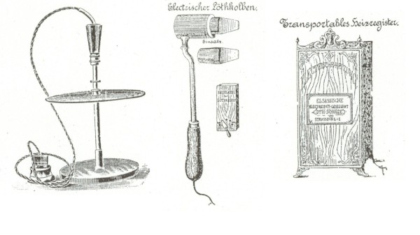 Gerätschaften von Otto Schulze, St.Louis, Elsass